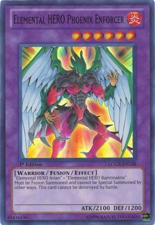 Elemental HERO Phoenix Enforcer [LCGX-EN138] Super Rare | Deep Dive Games St. Marys