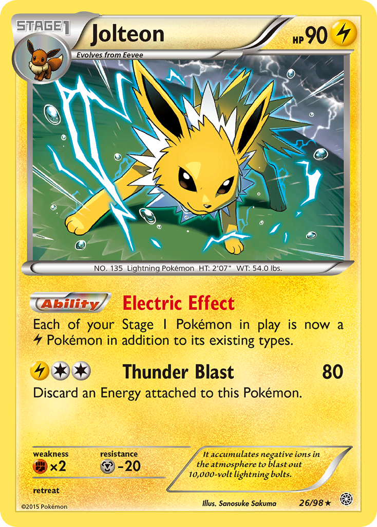 Jolteon (26/98) [XY: Ancient Origins] | Deep Dive Games St. Marys