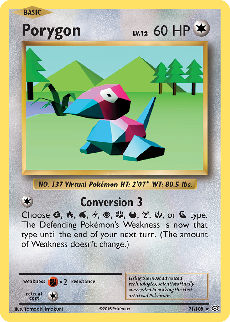 Porygon (71/108) [XY: Evolutions] | Deep Dive Games St. Marys