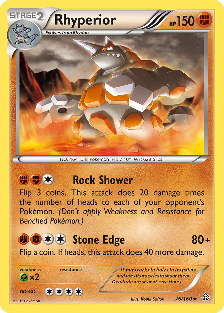 Rhyperior (76/160) [XY: Primal Clash] | Deep Dive Games St. Marys