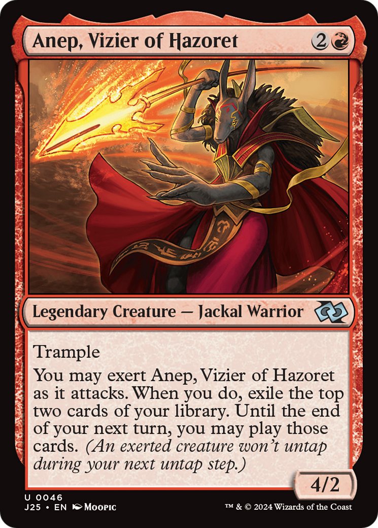 Anep, Vizier of Hazoret (Anime) [Foundations Jumpstart] | Deep Dive Games St. Marys