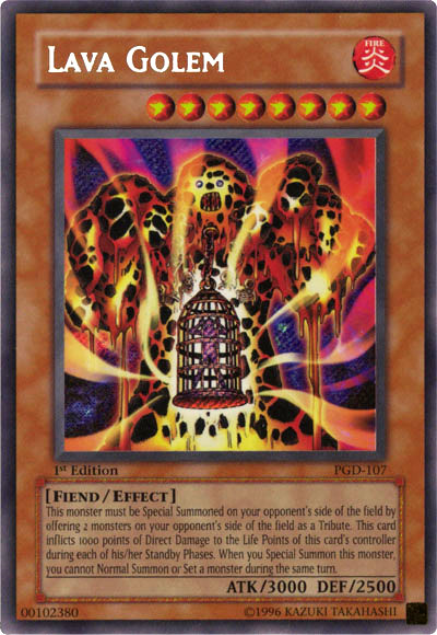 Lava Golem [PGD-107] Secret Rare | Deep Dive Games St. Marys