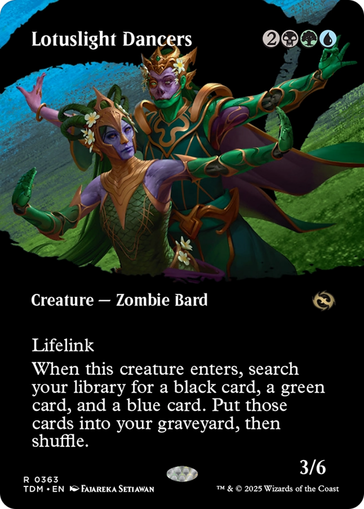 Lotuslight Dancers (Borderless) [Tarkir: Dragonstorm] | Deep Dive Games St. Marys