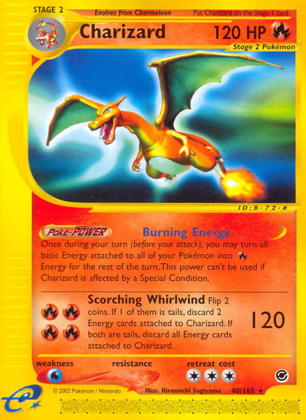 Charizard (40/165) [Expedition: Base Set] | Deep Dive Games St. Marys