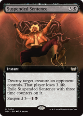Suspended Sentence (Extended Art) [Duskmourn: House of Horror Commander] | Deep Dive Games St. Marys