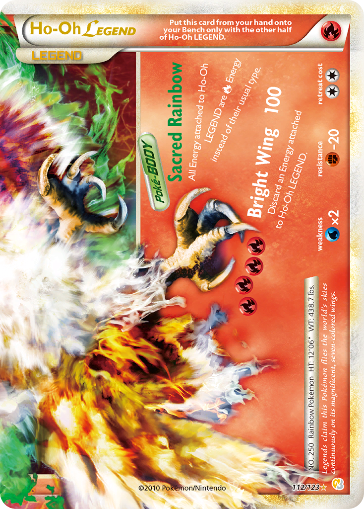 Ho-Oh LEGEND (112/123) [HeartGold & SoulSilver: Base Set] | Deep Dive Games St. Marys