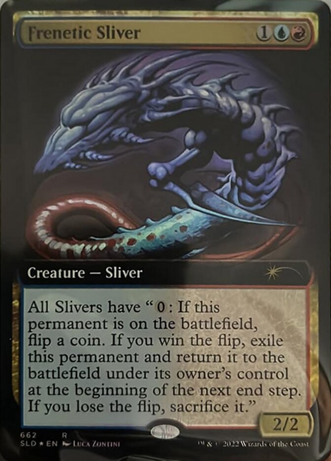 Frenetic Sliver (Extended Art) [Secret Lair Drop Promos] | Deep Dive Games St. Marys