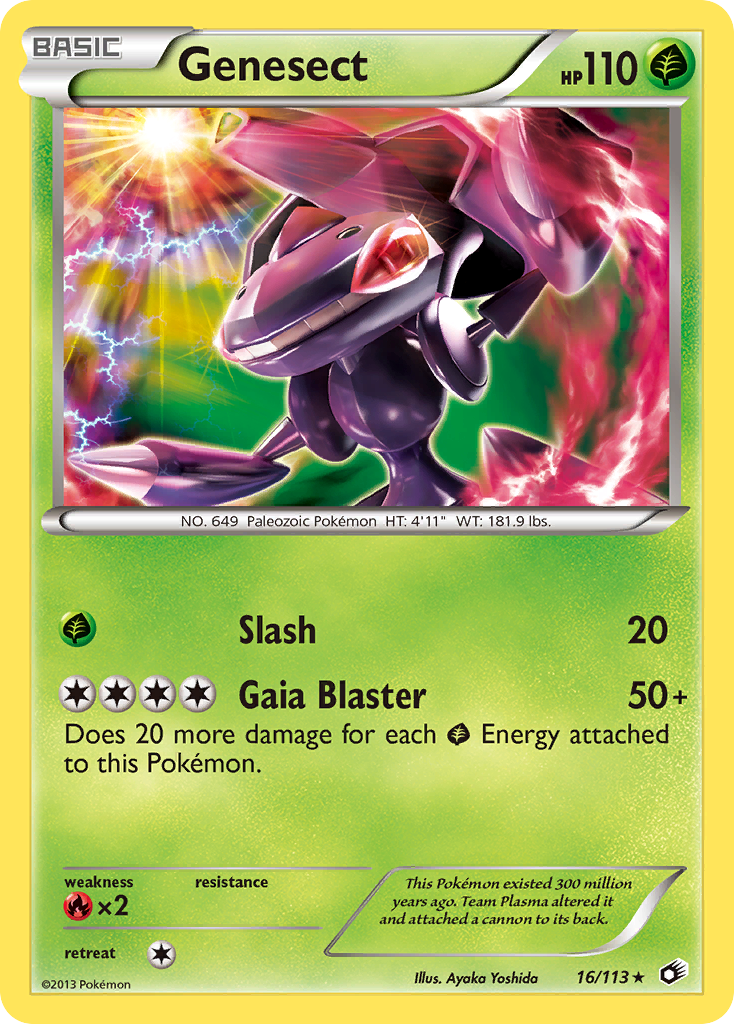 Genesect (16/113) [Black & White: Legendary Treasures] | Deep Dive Games St. Marys