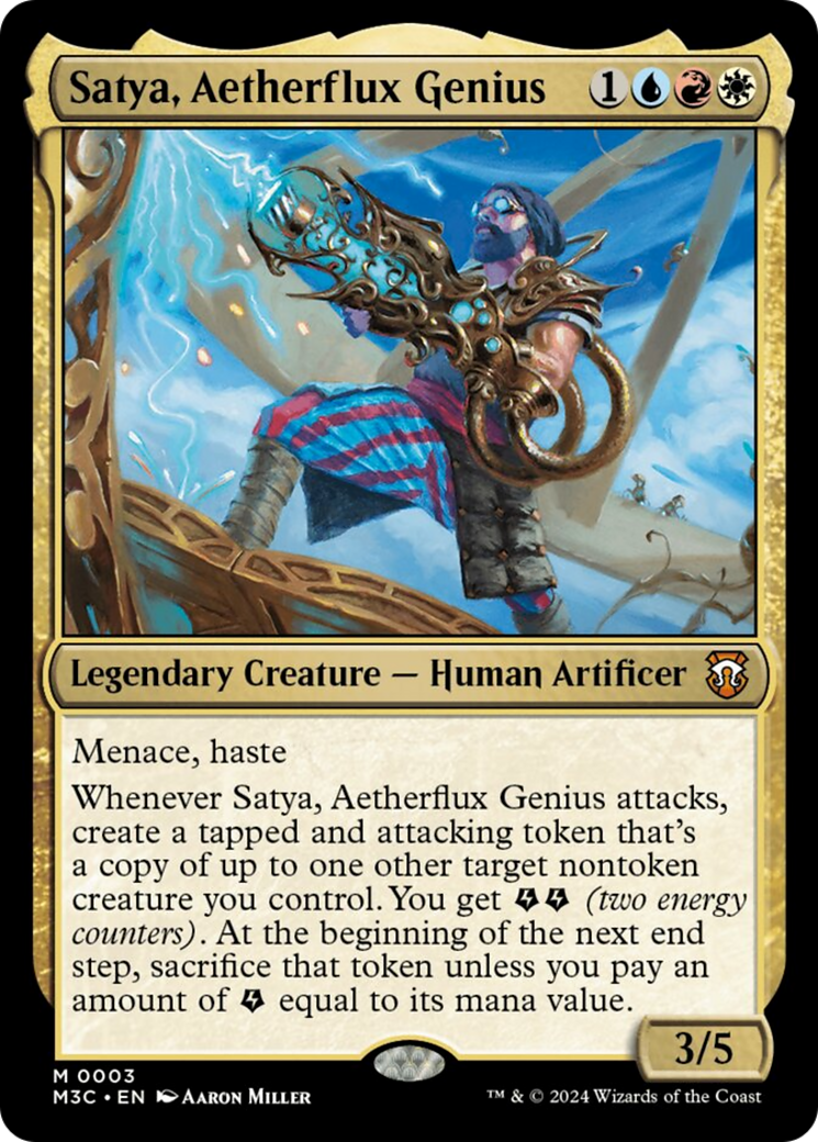 Satya, Aetherflux Genius [Modern Horizons 3 Commander] | Deep Dive Games St. Marys