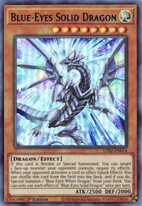 Blue-Eyes Solid Dragon (Blue) [LDS2-EN014] Ultra Rare | Deep Dive Games St. Marys