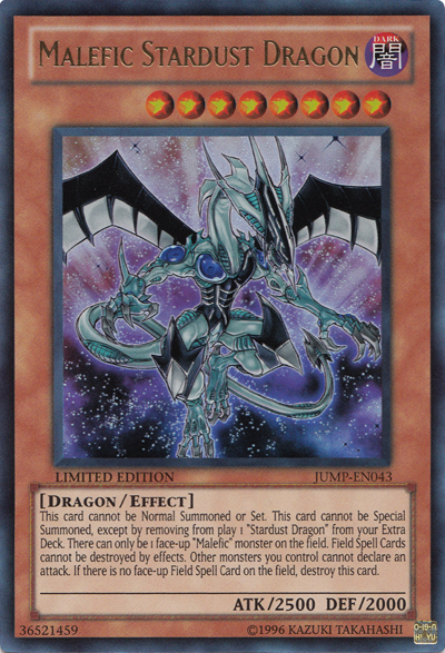 Malefic Stardust Dragon [JUMP-EN043] Ultra Rare | Deep Dive Games St. Marys