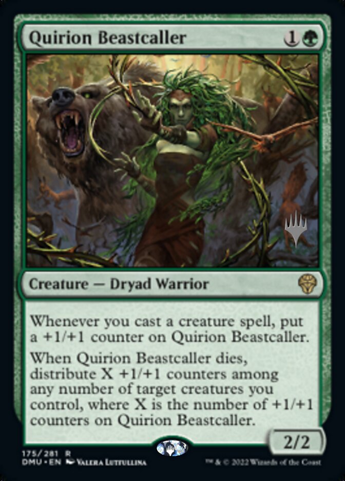 Quirion Beastcaller (Promo Pack) [Dominaria United Promos] | Deep Dive Games St. Marys