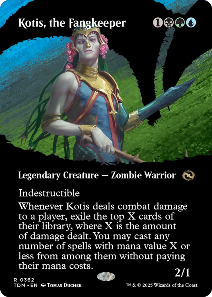 Kotis, the Fangkeeper (Borderless) [Tarkir: Dragonstorm] | Deep Dive Games St. Marys