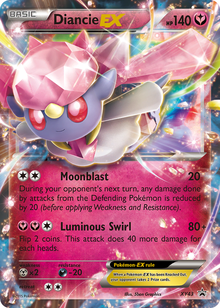 Diancie EX (XY43) [XY: Black Star Promos] | Deep Dive Games St. Marys