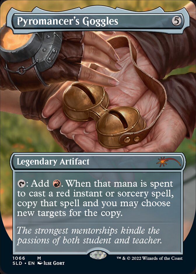 Pyromancer's Goggles (Borderless) [Secret Lair Drop Series] | Deep Dive Games St. Marys