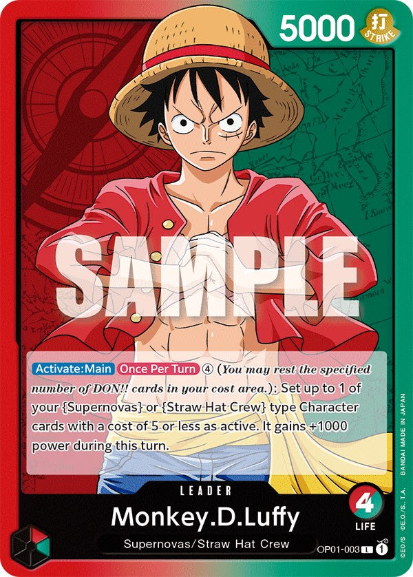 Monkey.D.Luffy [Romance Dawn] | Deep Dive Games St. Marys