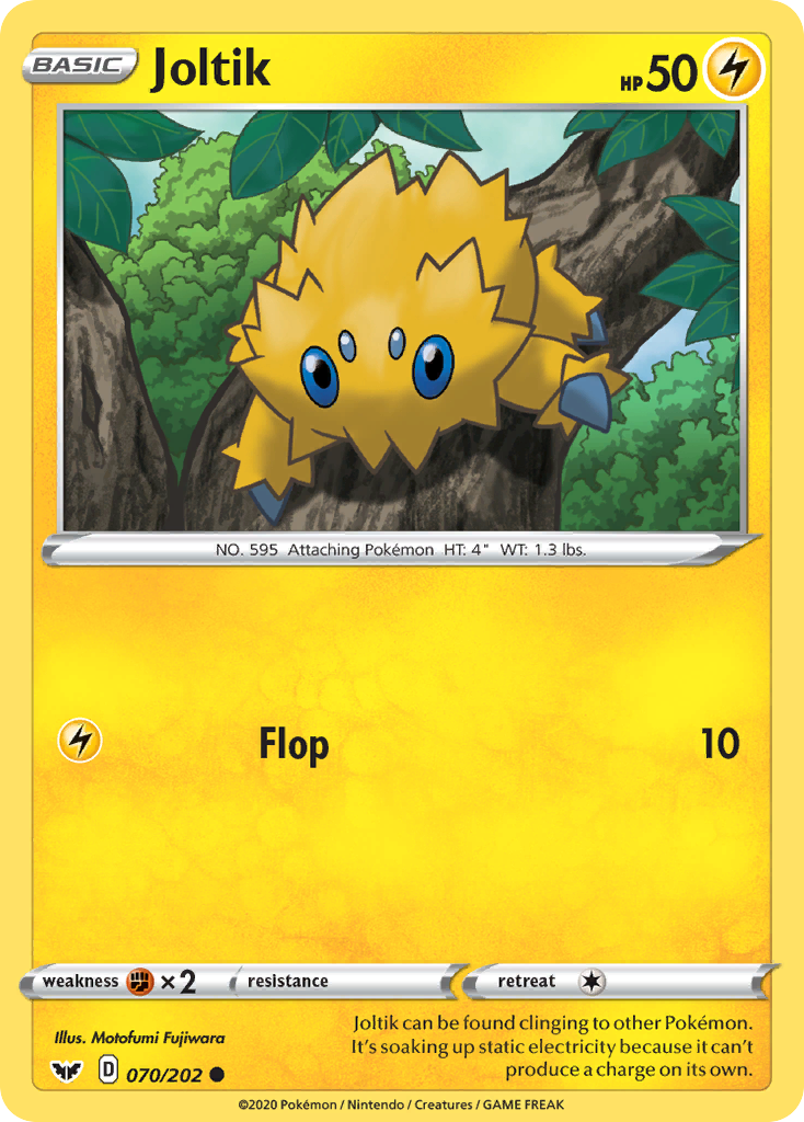 Joltik (070/202) [Sword & Shield: Base Set] | Deep Dive Games St. Marys