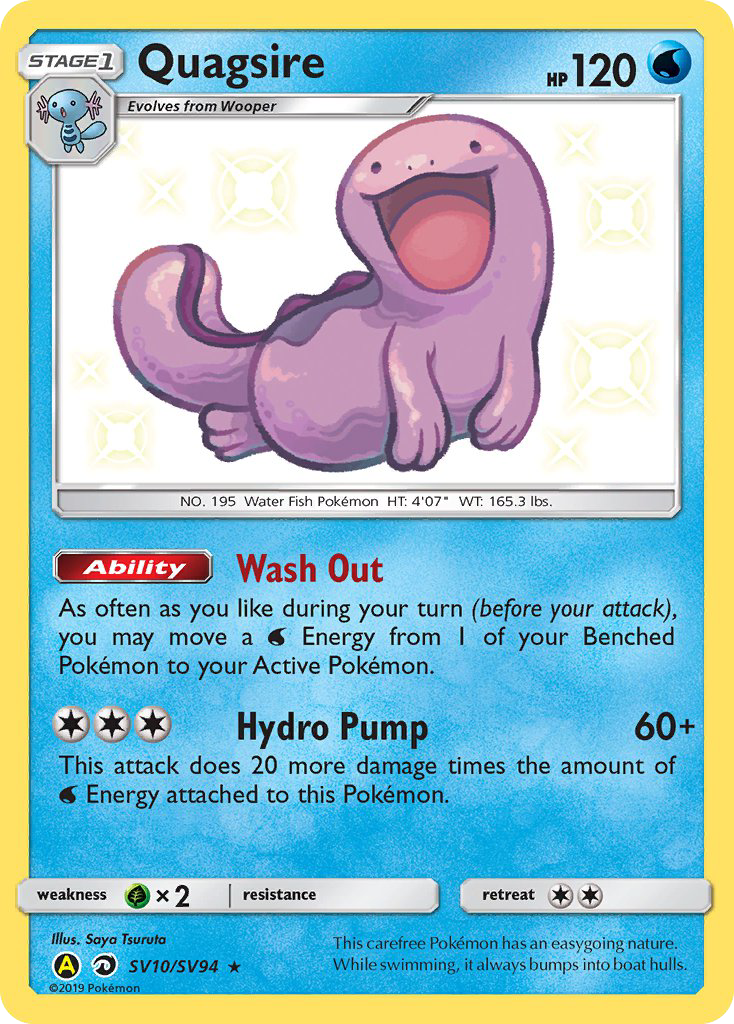 Quagsire (SV10/SV94) [Sun & Moon: Hidden Fates - Shiny Vault] | Deep Dive Games St. Marys