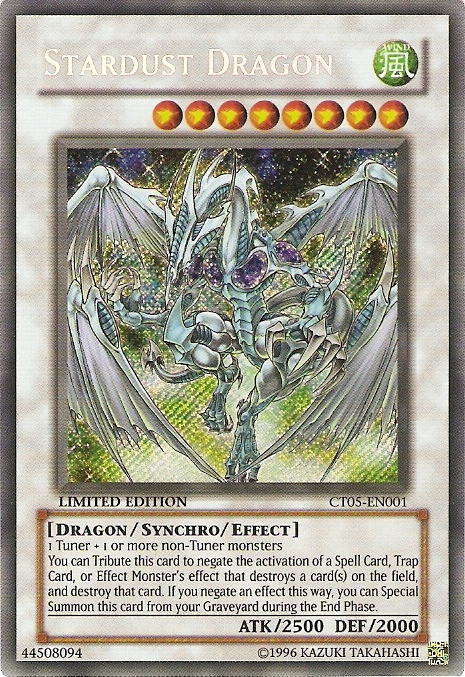 Stardust Dragon [CT05-EN001] Secret Rare | Deep Dive Games St. Marys