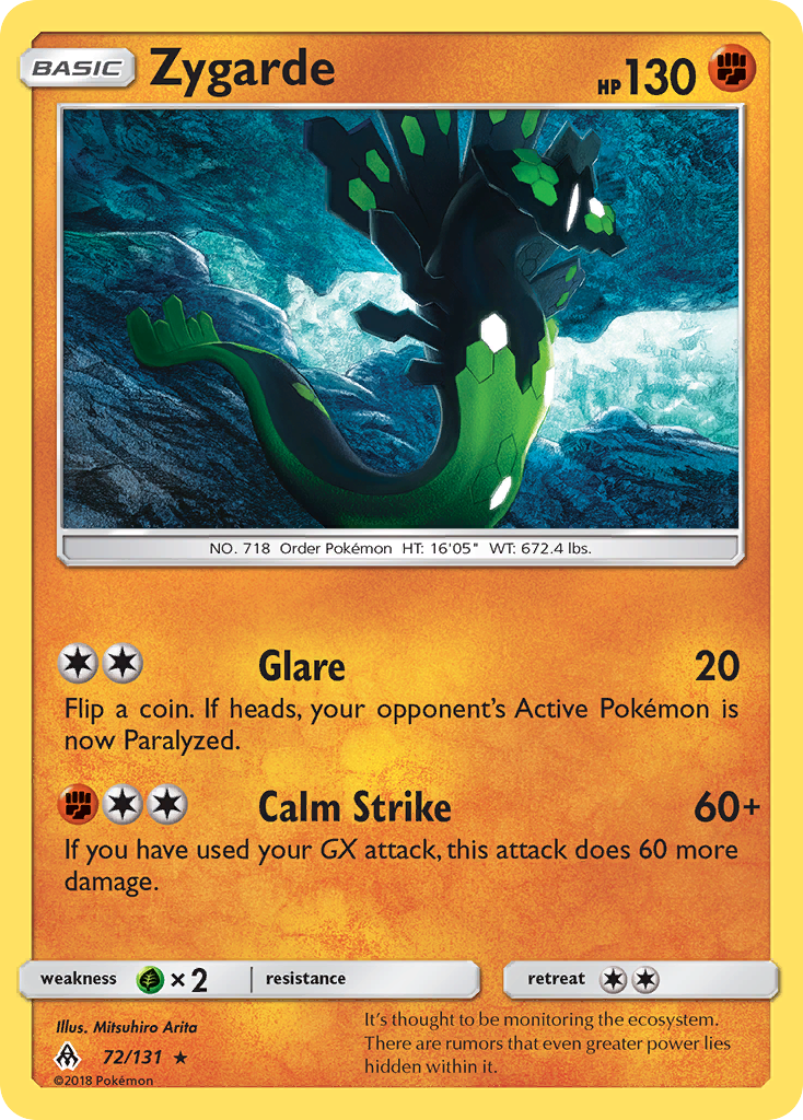 Zygarde (72/131) [Sun & Moon: Forbidden Light] | Deep Dive Games St. Marys