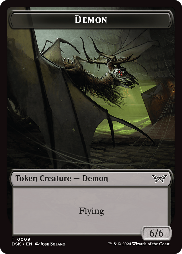 Demon Token [Duskmourn: House of Horror Tokens] | Deep Dive Games St. Marys