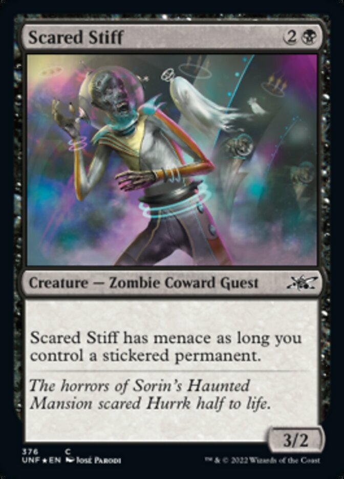 Scared Stiff (Galaxy Foil) [Unfinity] | Deep Dive Games St. Marys