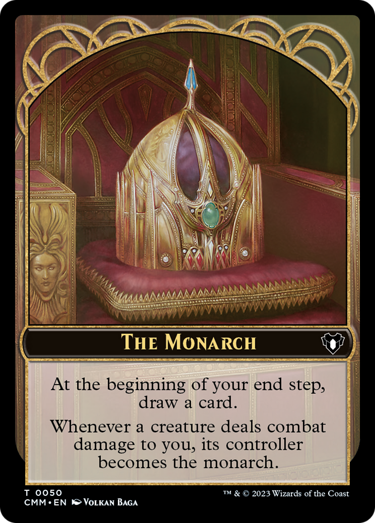 Copy (54) // The Monarch Double-Sided Token [Commander Masters Tokens] | Deep Dive Games St. Marys