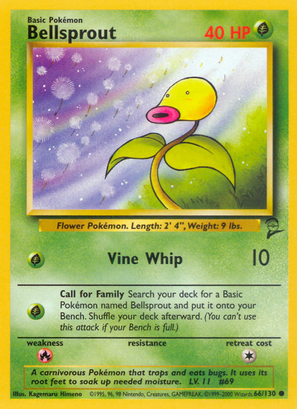 Bellsprout (66/130) [Base Set 2] | Deep Dive Games St. Marys