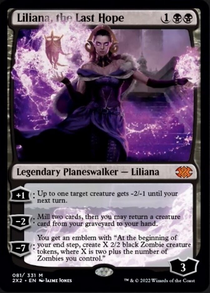 Liliana, the Last Hope [Double Masters 2022] | Deep Dive Games St. Marys