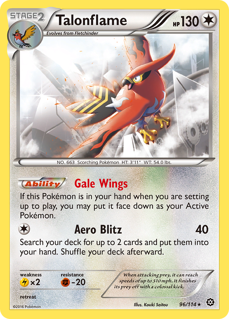 Talonflame (96/114) [XY: Steam Siege] | Deep Dive Games St. Marys