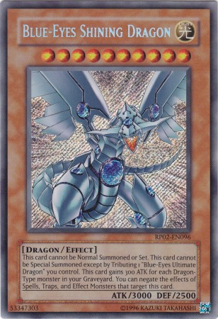 Blue-Eyes Shining Dragon [RP02-EN096] Secret Rare | Deep Dive Games St. Marys