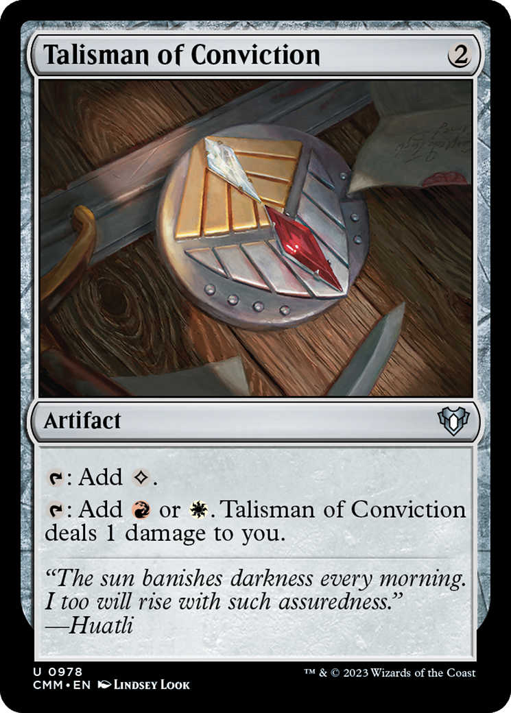 Talisman of Conviction [Commander Masters] | Deep Dive Games St. Marys