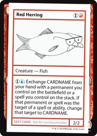 Red Herring (2021 Edition) [Mystery Booster Playtest Cards] | Deep Dive Games St. Marys