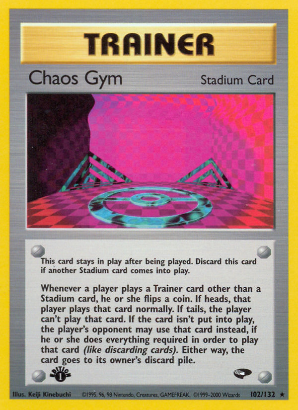 Chaos Gym (102/132) [Gym Challenge 1st Edition] | Deep Dive Games St. Marys