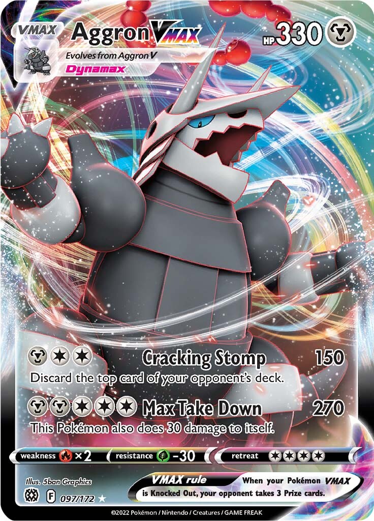 Aggron VMAX (097/172) [Sword & Shield: Brilliant Stars] | Deep Dive Games St. Marys