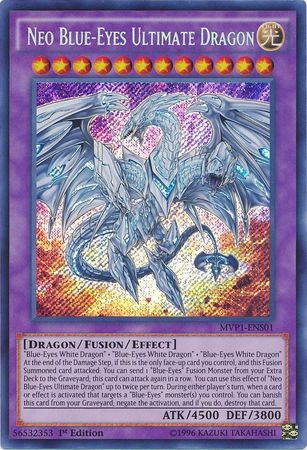 Neo Blue-Eyes Ultimate Dragon [MVP1-ENS01] Secret Rare | Deep Dive Games St. Marys