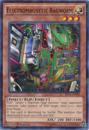 Electromagnetic Bagworm [BP03-EN100] Shatterfoil Rare | Deep Dive Games St. Marys