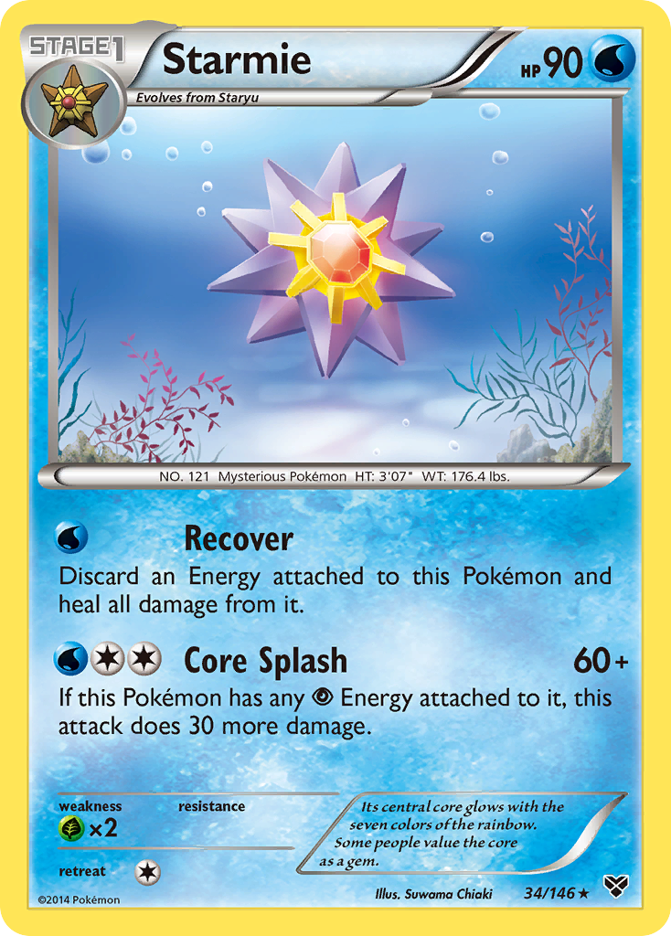 Starmie (34/146) [XY: Base Set] | Deep Dive Games St. Marys