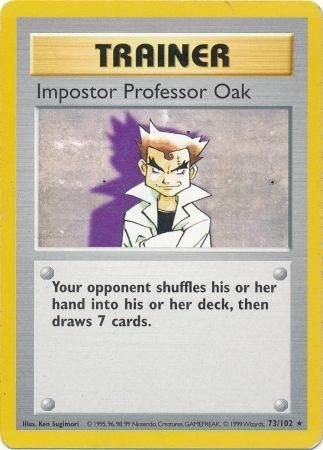 Impostor Professor Oak (73/102) [Base Set Shadowless Unlimited] | Deep Dive Games St. Marys