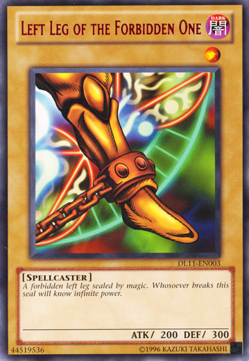 Left Leg of the Forbidden One (Red) [DL11-EN003] Rare | Deep Dive Games St. Marys