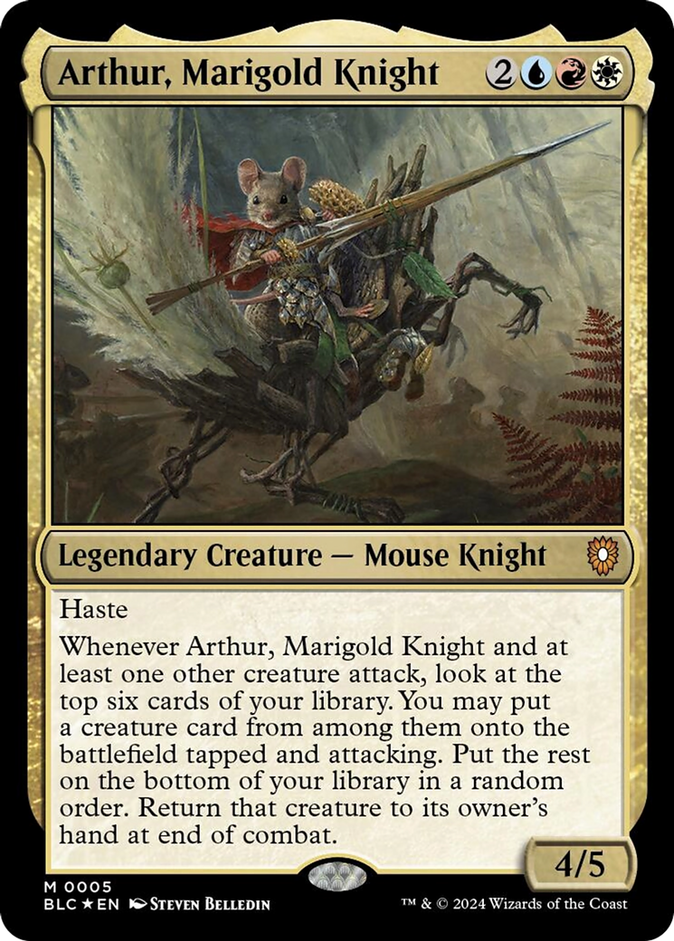 Arthur, Marigold Knight [Bloomburrow Commander] | Deep Dive Games St. Marys