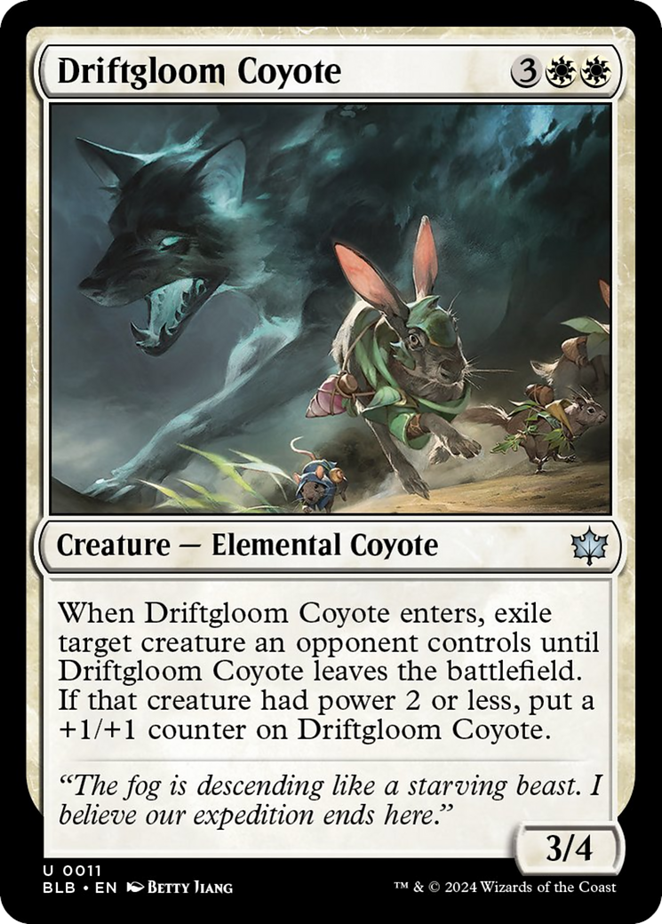 Driftgloom Coyote [Bloomburrow] | Deep Dive Games St. Marys