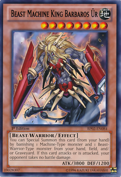 Beast Machine King Barbaros Ur [BP02-EN084] Mosaic Rare | Deep Dive Games St. Marys