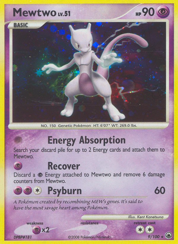 Mewtwo (9/100) [Diamond & Pearl: Majestic Dawn] | Deep Dive Games St. Marys