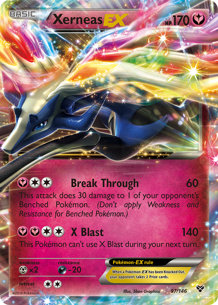 Xerneas EX (97/146) [XY: Base Set] | Deep Dive Games St. Marys