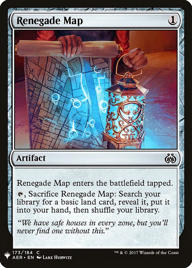 Renegade Map [Mystery Booster] | Deep Dive Games St. Marys