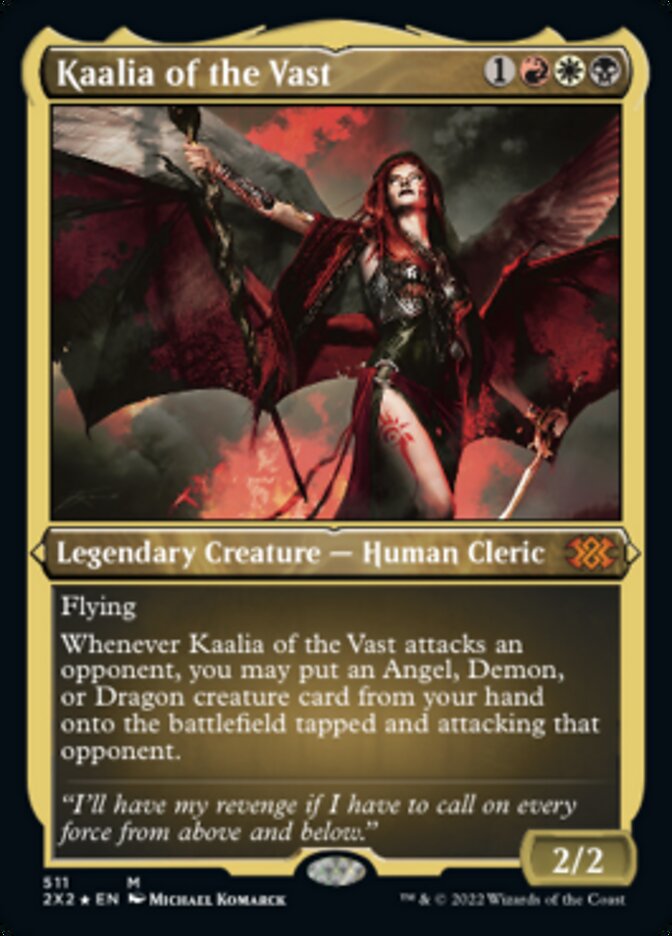 Kaalia of the Vast (Foil Etched) [Double Masters 2022] | Deep Dive Games St. Marys