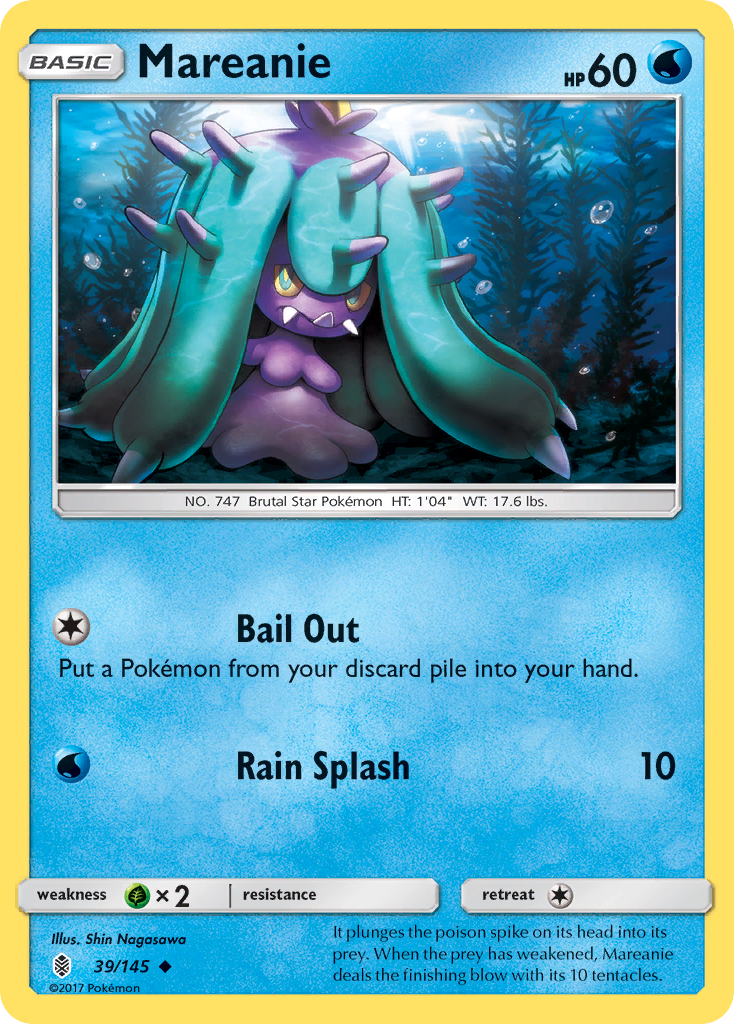 Mareanie (39/145) [Sun & Moon: Guardians Rising] | Deep Dive Games St. Marys