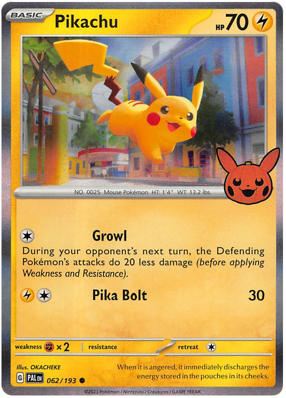 Pikachu (062/193) [Trick or Trade 2023] | Deep Dive Games St. Marys