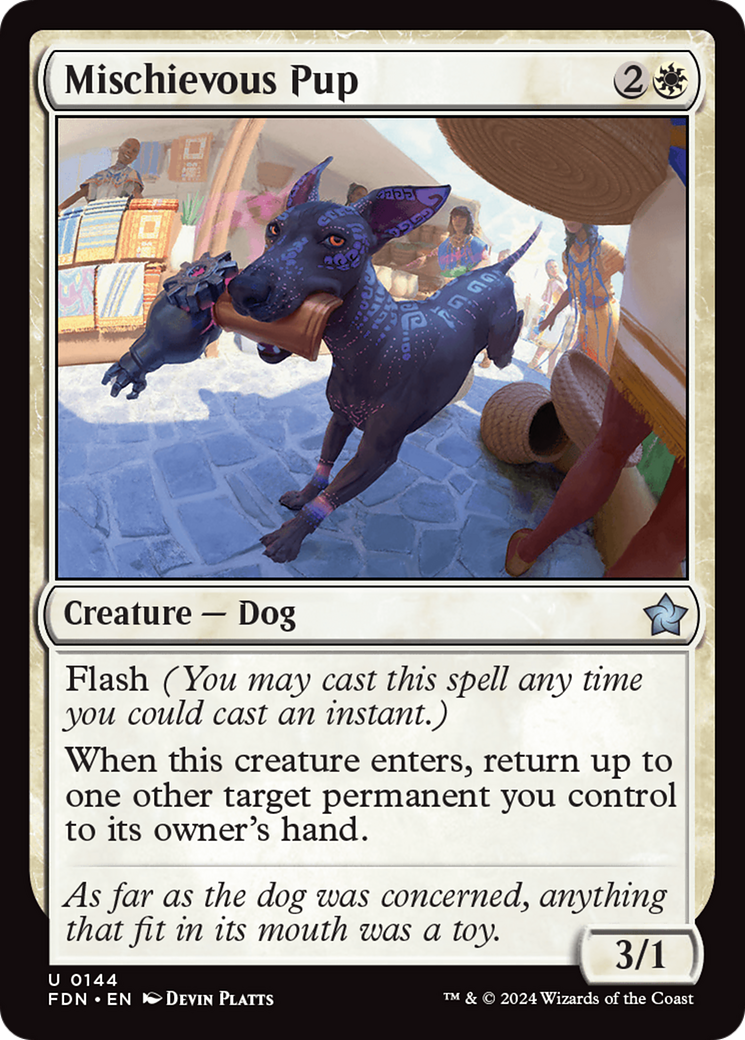 Mischievous Pup [Foundations] | Deep Dive Games St. Marys